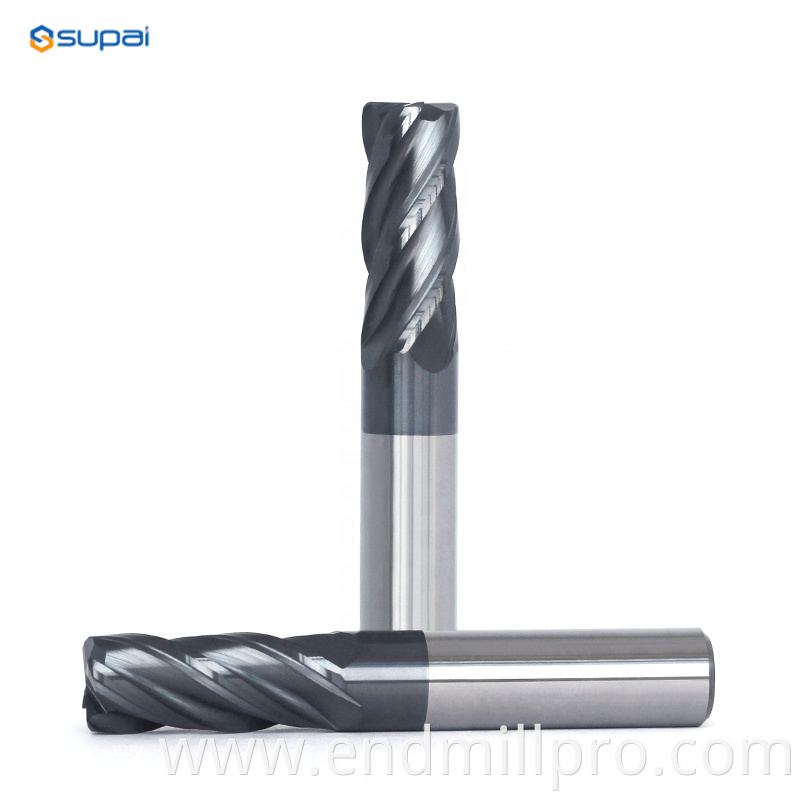 Corner radius end mill for cnc working